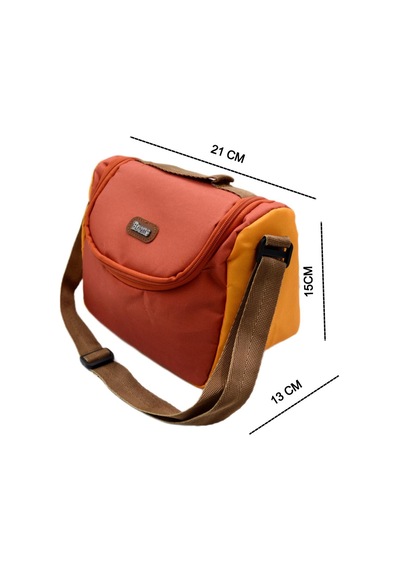 Brons Beslenme Çantası Oval Düz Br-3260 Çok  Renkli
