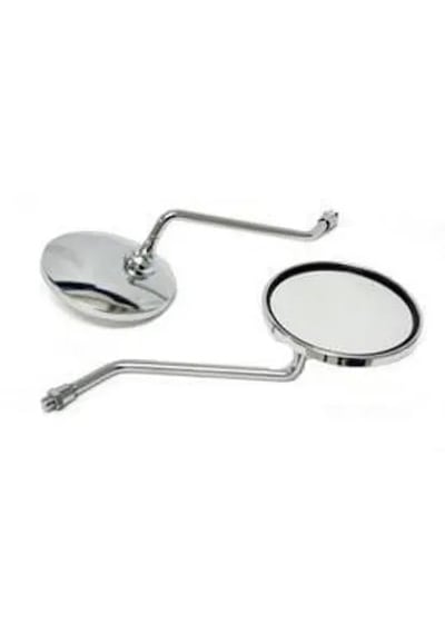 Motosiklet Yuvarlak Ayna Nıkel 10 Mm