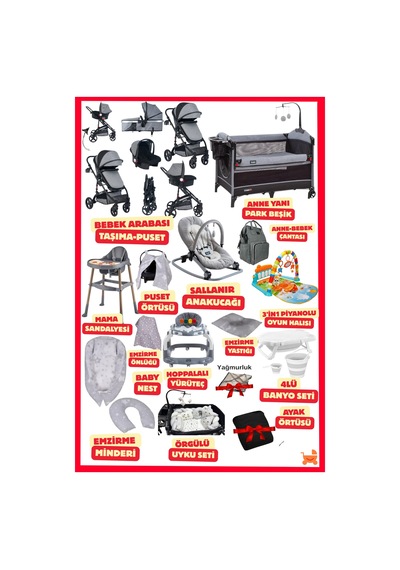 Öykü Bebek Dunyasi 26 Parça Velar Yeni Doğan Bebek Çeyiz Seti Full Set