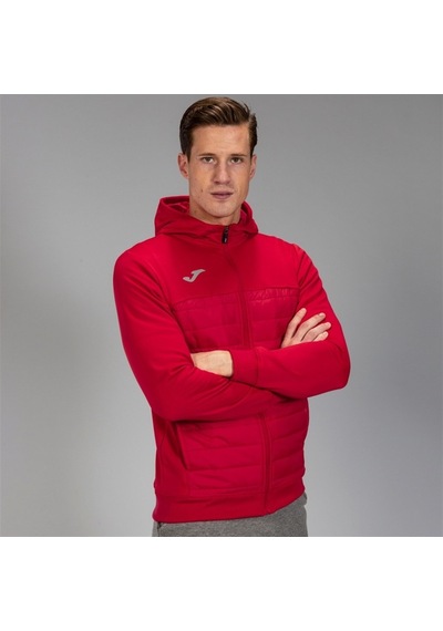 Joma Berna Jacket - Erkek Kırmızı Kapüşonlu Sweatshirt - 101103.6 Kırmızı