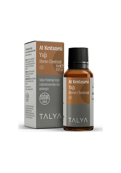 Talya Soğuk Sıkım %100 Saf ve Doğal  At Kestanesi Yağı 20 ML
