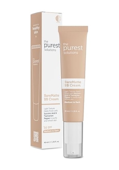The Purest Solutions Bb Cream Bare Matte 40 Ml Medium To Dark 00
