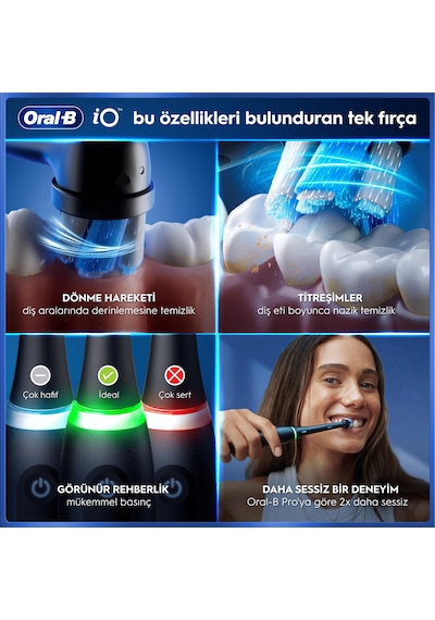 Oral-b İo3 Şarjlı Diş Fırçası Ve 3 Lü Yedek Başlık Holiday Edition