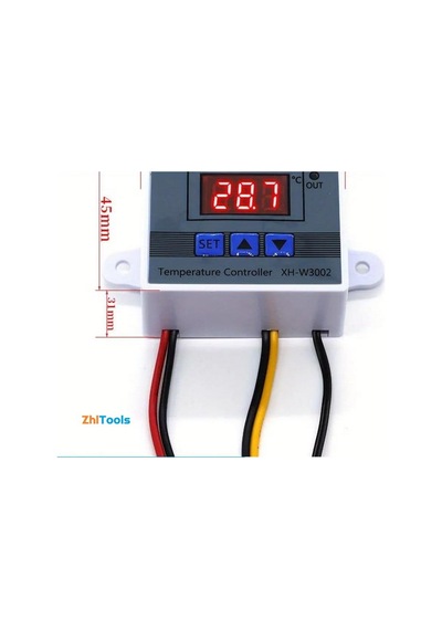 Zhltools Dijital Termostat Xh-w3002 Led Ekranlı Sıcaklık Kontrol Cihazı 220v