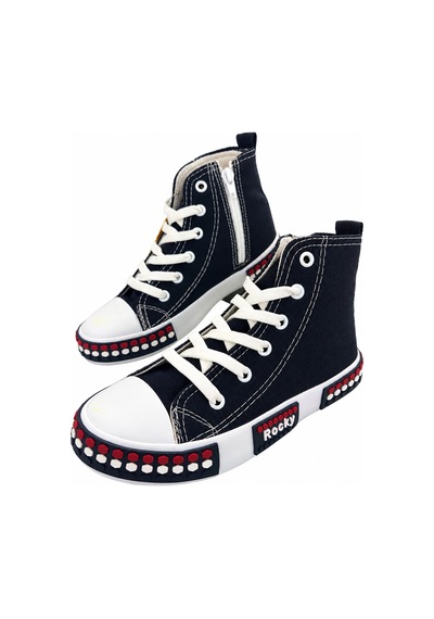 Rocky Unisex Çocuk Yüksek Bilekli Sneaker Lacivert