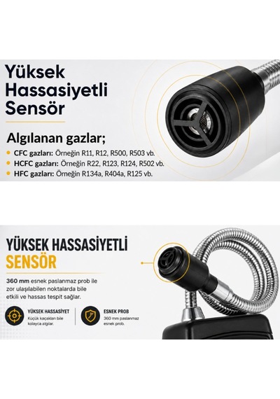 Smart Sensor As5750l Soğutucu Gaz Kaçak Dedektörü
