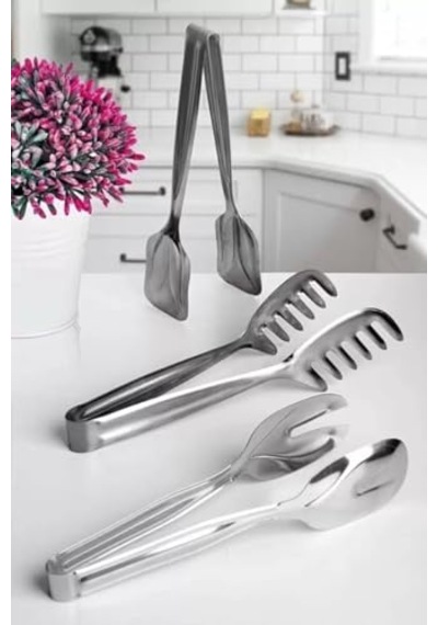 5 Parça Maşa Set,makarna,salata,şeker,buz Maşası