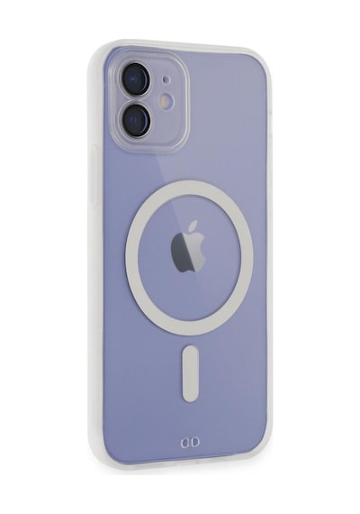 Apple Uyumlu iPhone 11 Kılıf Lensli Magsafe Mat Kenar Renkli Kapak