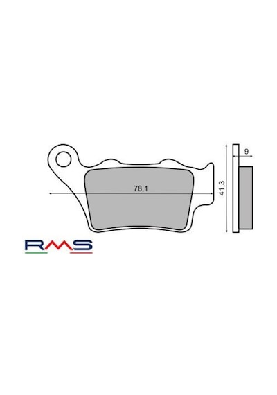 Ktm Duke 125 Arka Fren Balata Rms (508972436)