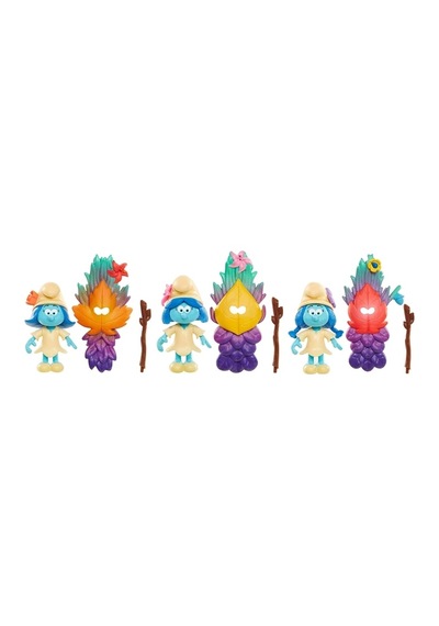 Şirinler Kayıp Köy Smurfstorm 3'lü Figür Set Model 1 Marvel