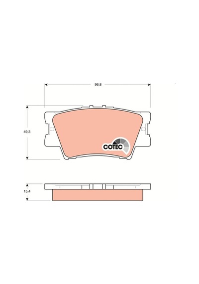 Fren - 777 - Balatası Arka Toyota Rav 4 Iıı 2.0 08-13, 2.0 4wd 08-13, 2.2 D 4wd 06-13, 2.2 - Dpmıx-hb - D 08-13 Fren Balatası