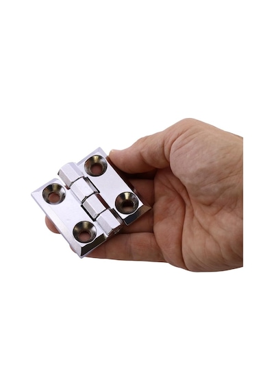 Metal Gümüş Yaprak Menteşe 4 Adet 60x60mm Kapi Pencere Dolap Mobilya Kapak Menteşe Bağlantı Aksesuar Çok Renkli