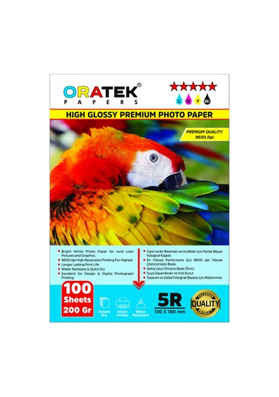 Epson L1110 İçin Evertday Premium Parlak 13 x 18 CM Fotoğraf Kağıdı 200 G 100 Adet