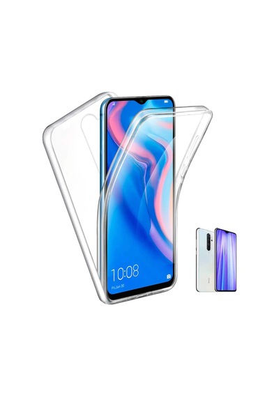 Teknomoda Xiaomi Redmi Note 8 Pro 360 Derece Kilif Silikon Seffaf Ön Arka 398198187