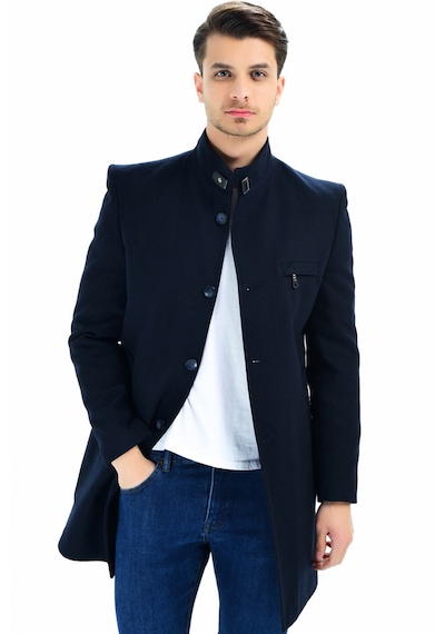 Plt8367 Dewberry Erkek Palto-lacivert Lacivert