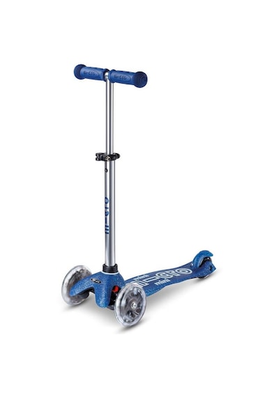 Micro Mini Micro 3 Tekerlekli Scooter Deluxe Galaxy Glitter Led Navy