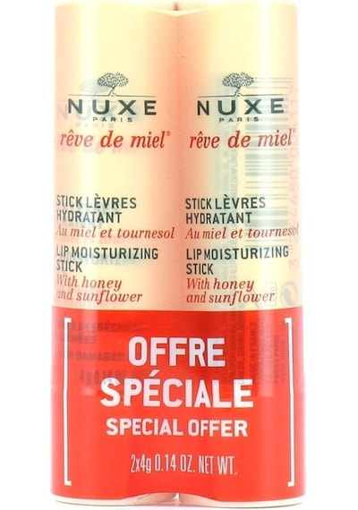 Nuxe Reve De Miel Lip Moisturizing Nemlendirici Dudak Bakım Kremi 2 x 4 G