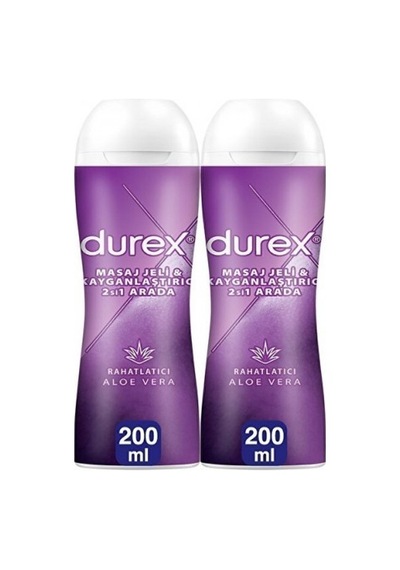 Durex Aloe Vera Kayganlaştırıcı Masaj Jeli 2 x 200 ML