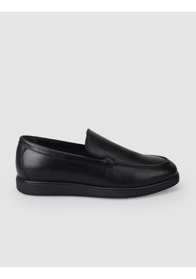 Cabani Teratas %100 Hakiki Deri Siyah Erkek Loafer