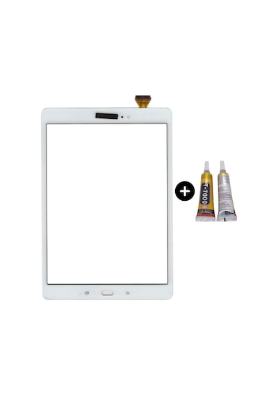 Samsung Galaxy Tab 9.6 Sm-t560 Uyumlu Hk Dokunmatik Beyaz + B7000
