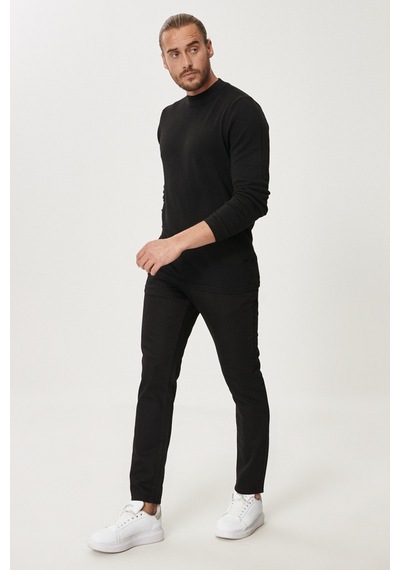 AC&Co / Altınyıldız Classics Erkek Sıyah Trend Slim Fit Dar Kesim 5 Cepli Esnek Denim Jean Kot Pantolon Siyah AC&Co / Altınyıldız Classics Erkek Sıyah Trend Slim Fit Dar Kesim 5 Cepli Esnek Denim Jean Kot Pantolon Siyah