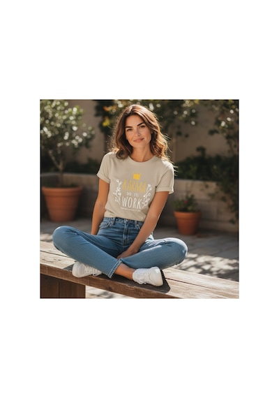 Urbantrendstore Unisex Tatil Ve Basic Oversize Fit Rahat Geniş Salaş T-shirt Günlük Tişört Bej
