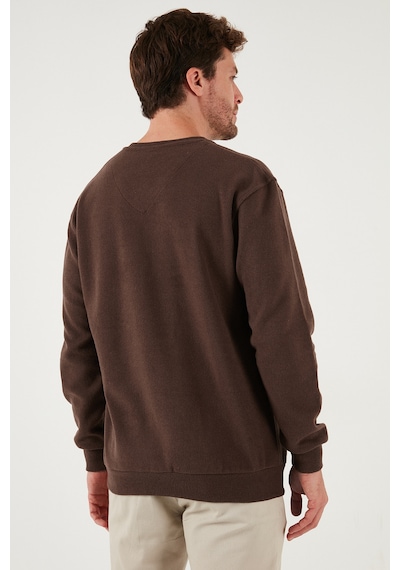 Buratti Pamuklu Regular Fit V Yaka Erkek Kazak 456202 V Kahve