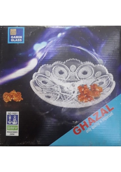 Ghazal Ayaksız Cam Çerezlik Çap : 21cm Ghazal Diğer
