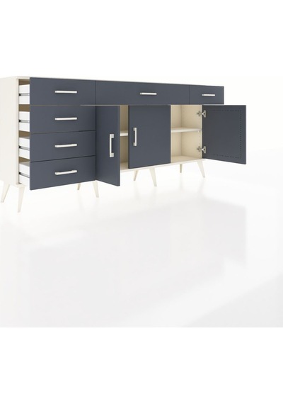 Arges Konsol 2 Raflı 6 Çekmeceli 3 Kapaklı 176x30x83 Aytaşı-antrasit/antrasit Antrasit/antrasit Arges Konsol 2 Raflı 6 Çekmeceli 3 Kapaklı 176x30x83 Aytaşı-antrasit/antrasit Antrasit/antrasit