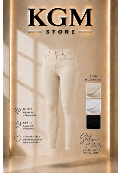 Desperado Enboy Likralı Bayan Jeans Desp409b01 Beyaz