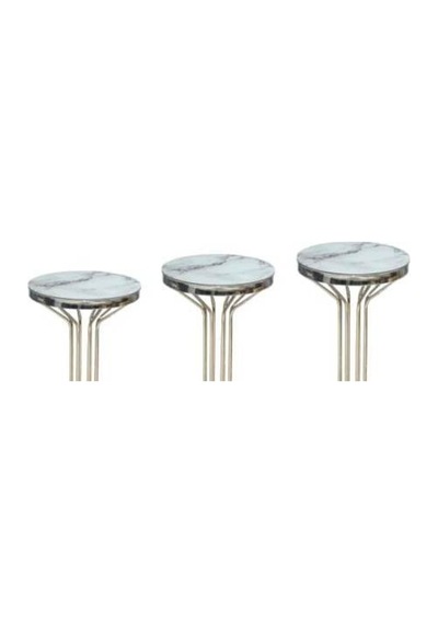 Brc Bufalo Zigon Model Beyaz Mermer Temper Cam Metal Transmisyon