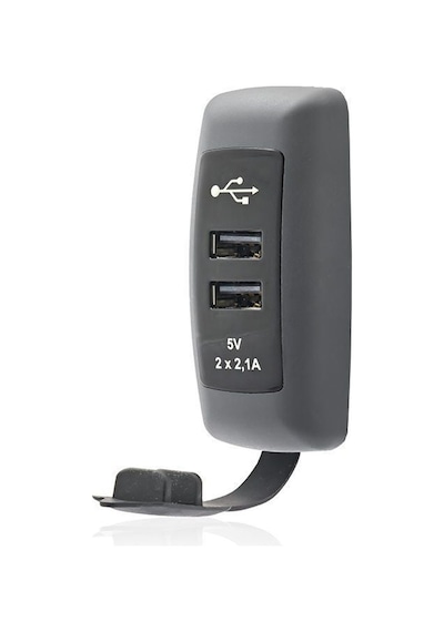 Sanel Usb Şarj Küpteşte Montajlı Çlft Çıkış 12//24v 4.2a Suc8 Suc8b.dg