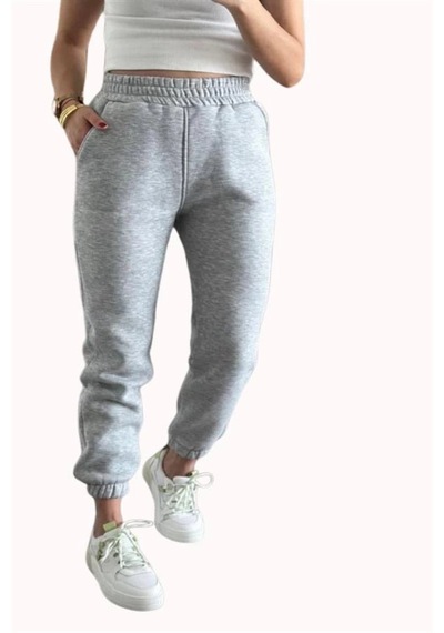 Yoncatoptan Jogger 3 İplik Şardonlu Cepli Tek Alt Kahve