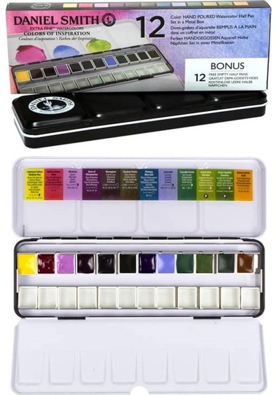 Daniel Smith Colors Of Inspiration Hand Poured Watercolor Set 12