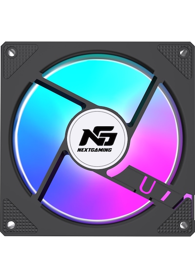 NG-A120B 3 Adet 120mm Kasa Fan 11X ARGB PWM Slot Kontrolcü ve Kumanda Siyah