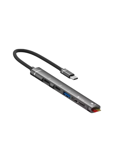 Büro Ev Ofis Cihazları İçin Usbc-5hub Card Reader