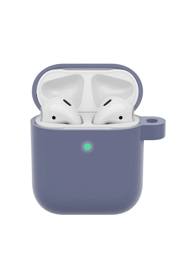 Wozlo Apple Uyumlu AirPods 1. Ve 2. Nesil Koruyucu Silikon Kılıf - Silikon Koruma Kılıfı - Lila
