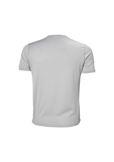 Helly Hansen Techt Erkek T-shirt Açık Gri-3292 Beyaz