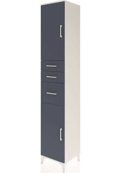 Hyperion Dolap 4 Raflı 3 Çekmeceli 2 Kapaklı 44x44x243 Aytaşı... Aytaşı