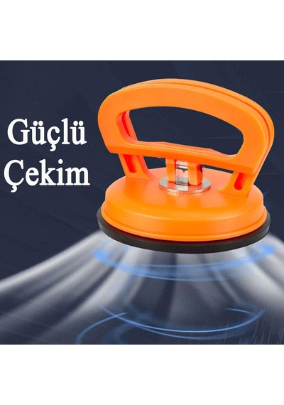 Vantuz Cam Vantuzu Vakumlu Cam Fayans Ahşap Tutucu Taşıma Araba Kaporta Göcük Çektirme Plastik Tekli Çok Renkli