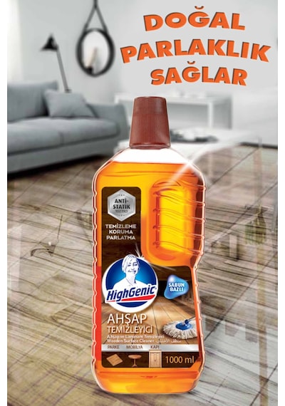 Highgenic Sabun Bazlı Ahşap Yüzey Temizleyici 1 L