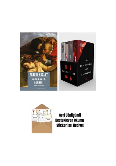 Zaman Artık Durmalı + Kara Dörtleme Kutu Set 4 Kitap