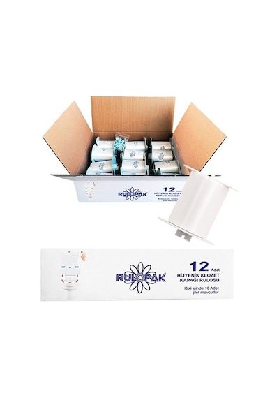 Rulopak Sensörlü Hijyenik Klozet Kapağı Rulosu 2 Li Set Toplam 1920 Kullanım R-1314 Uyumlu