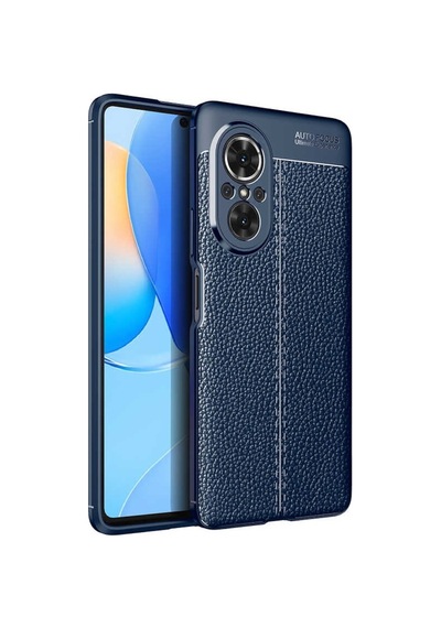 Huawei Nova 9 Se Kılıf Zore Niss Deri Desenli Silikon Kılıf