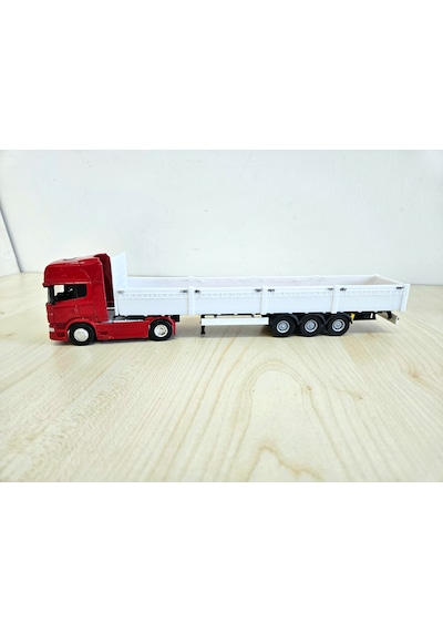 1/64 Ölçek Scanıa R730 Sal Dorseli Tır Maketi 25 Cm Boy