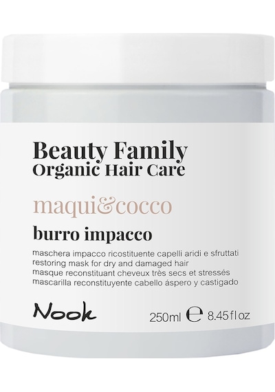 Nook Beauty Family Yıpranmış Saçlar Için Avokado Hindistan Cevizi Özlü Onarıcı Besleyici Saç Kremi 250 ML