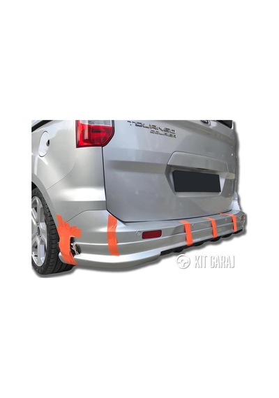 Kit Garaj Ford Tourneo Courier 2014-2023 Boyasız Mat Siyah Arka Ek Plastik