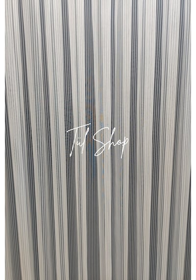 Yeni Sezon Spor Ve Şık Akita Şeffaf Model 1/3 Sık Pileli Tül Perde Kırık Beyaz