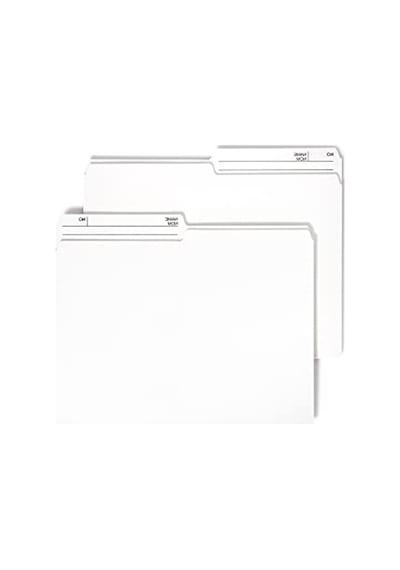 100 Adet Letter Boyutunda Klasör, 1/2-cut Tasarım