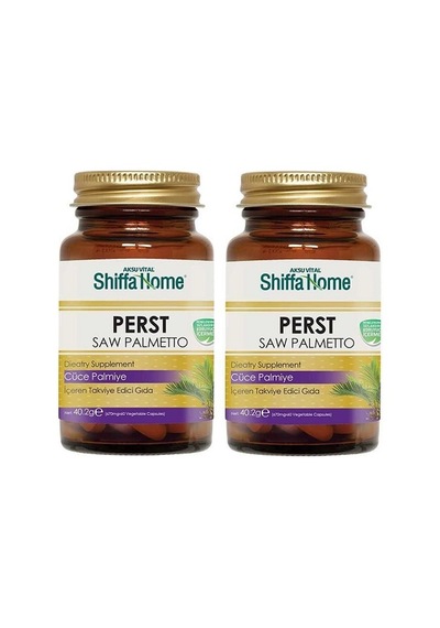 Shiffa Home Perst Saw Palmetto Cüce Palmiye 60 Kapsül 2 Kutu